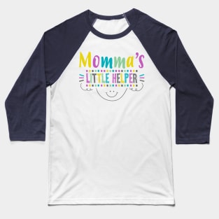 Momma's Little Helper Baseball T-Shirt